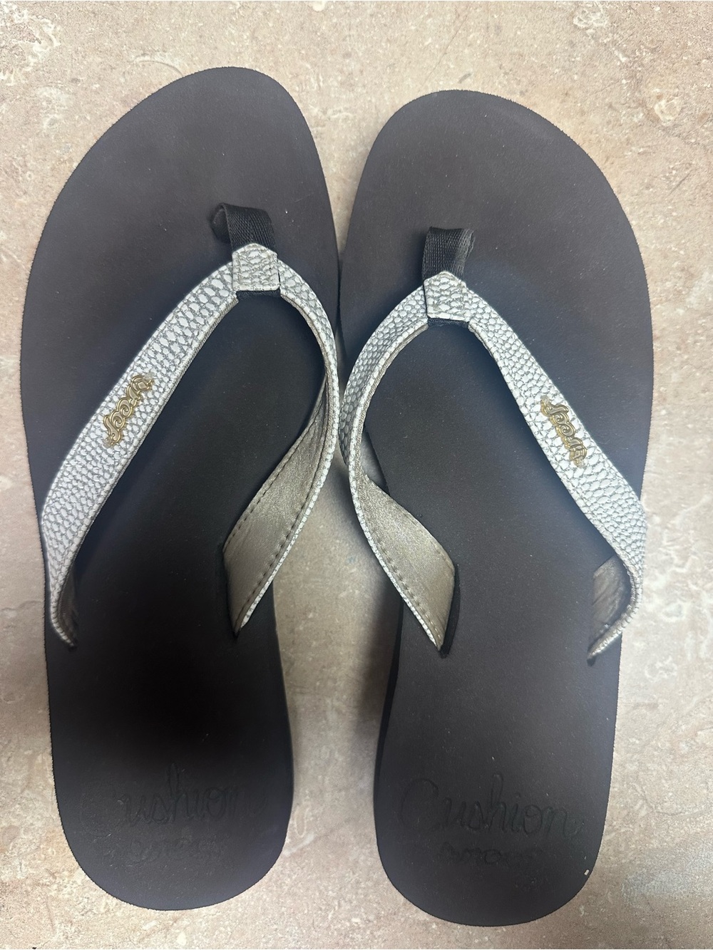Reef Brown Cushion Footbed Sandals